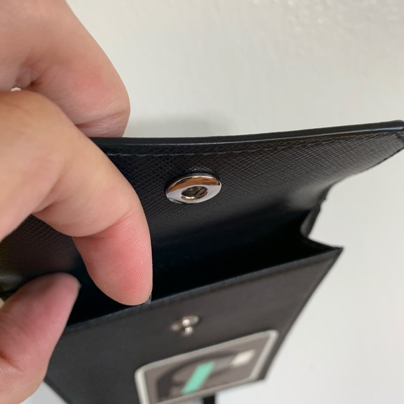 Prada Patch 1 Saffiano Leather Card/Phone Bag - Picture 6 of 8